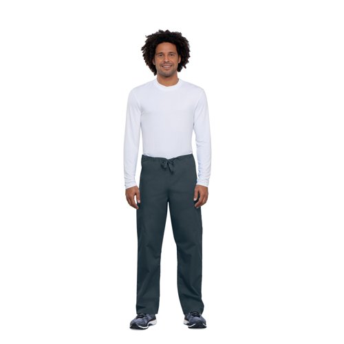 Cherokee Unisex Drawstring Scrub Trousers Pewter XL CH4100/PEWT/XL Cherokee Unisex Drawstring Scrub Trousers Pewter XL CH4100/PEWT/XL