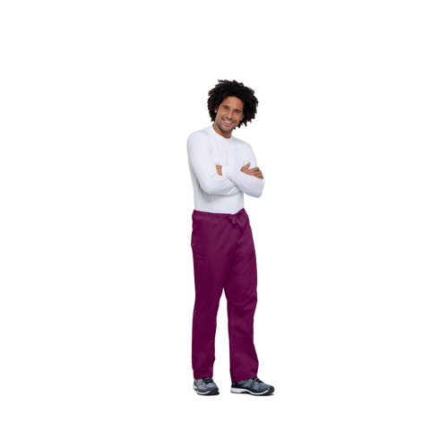 Cherokee Unisex Drawstring Scrub Trousers Wine 4XL CH4100/WINE/4XL Cherokee Unisex Drawstring Scrub Trousers Wine 4XL CH4100/WINE/4XL