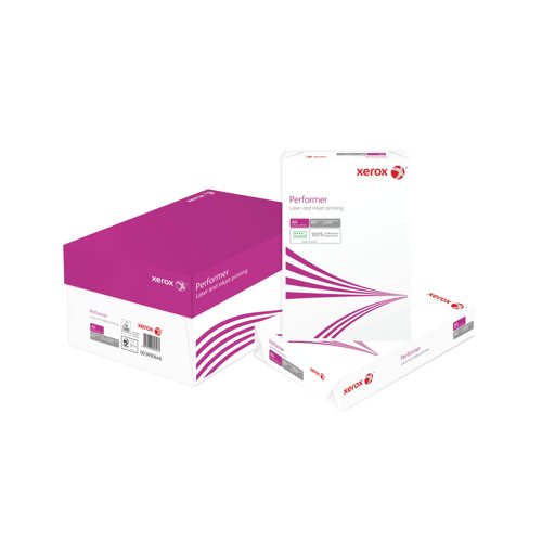 Xerox Performer Paper 80g A4 White 2500 Sheets (Pack of 5) 003R90646 Xerox Performer Paper 80g A4 White 2500 Sheets (Pack of 5) 003R90646