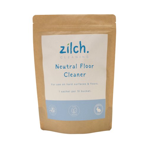 Zilch Neutral Floor Cleaner Refill Pouch (Pack of 50) ZLC13261 Zilch Neutral Floor Cleaner Refill Pouch (Pack of 50) ZLC13261
