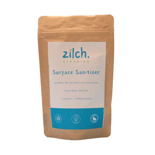 Zilch Surface Sanitiser Refill (Pack of 10) SCWS750FSP-10 Zilch Surface Sanitiser Refill (Pack of 10) SCWS750FSP-10