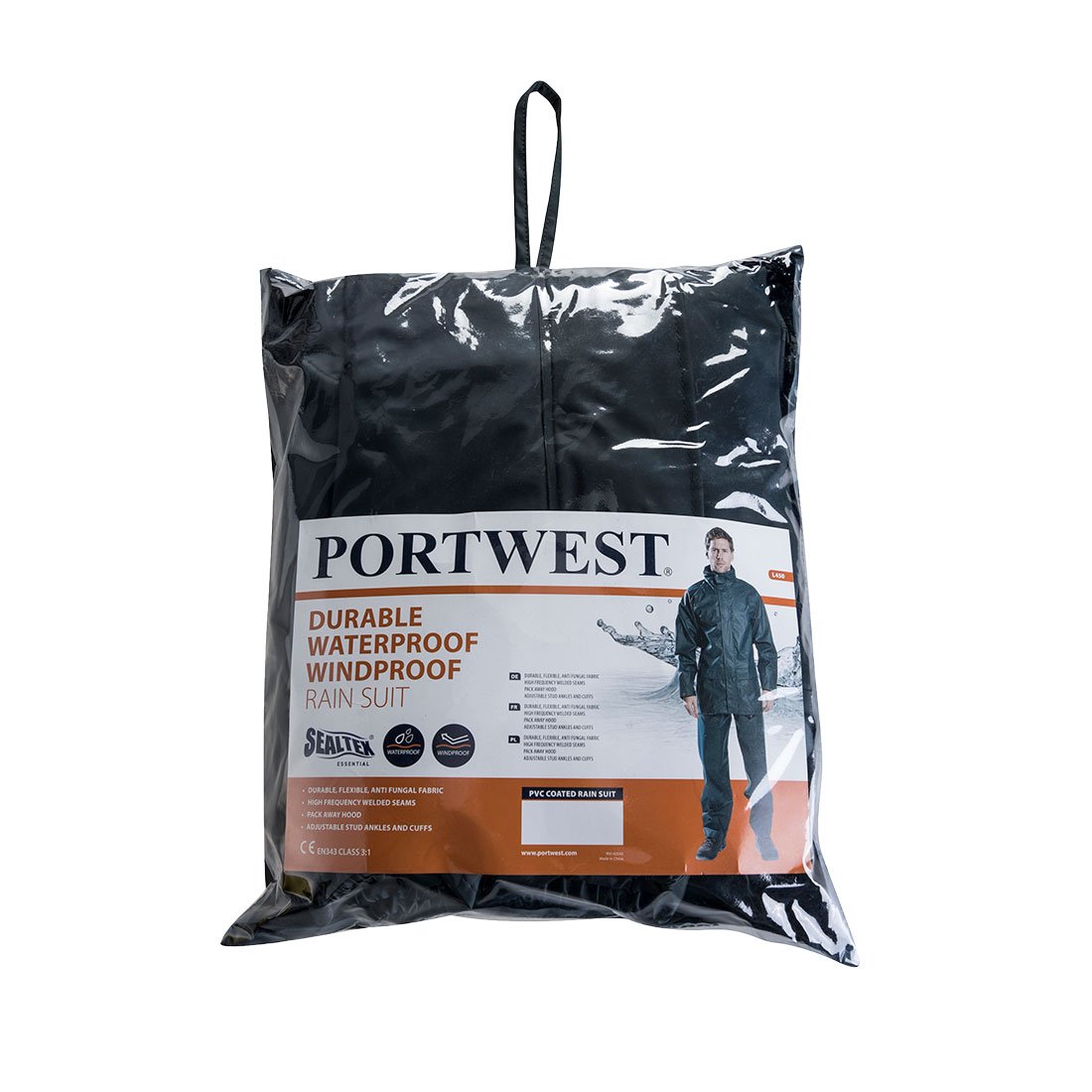 SEALTEX ESSENTIAL RAINSUIT NAVY M