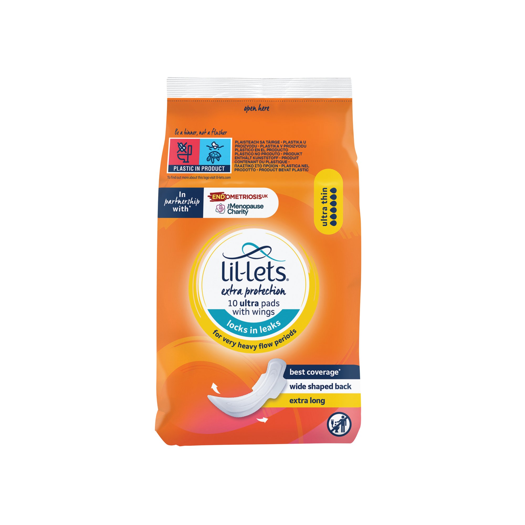 LIL-LETS EX PROTECT ULT 10 PADS PK3