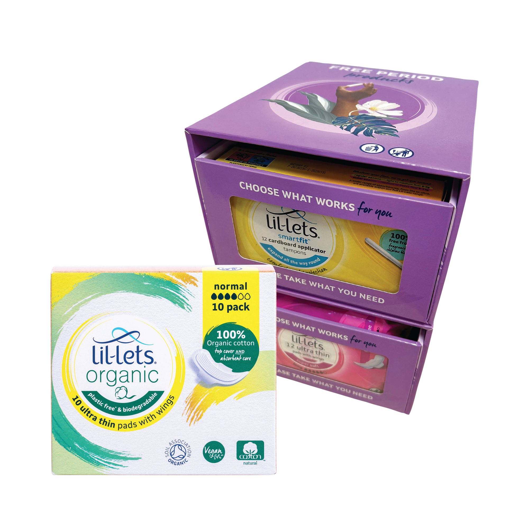 ORG SANITARY PAD THIN P24 FOC DISP
