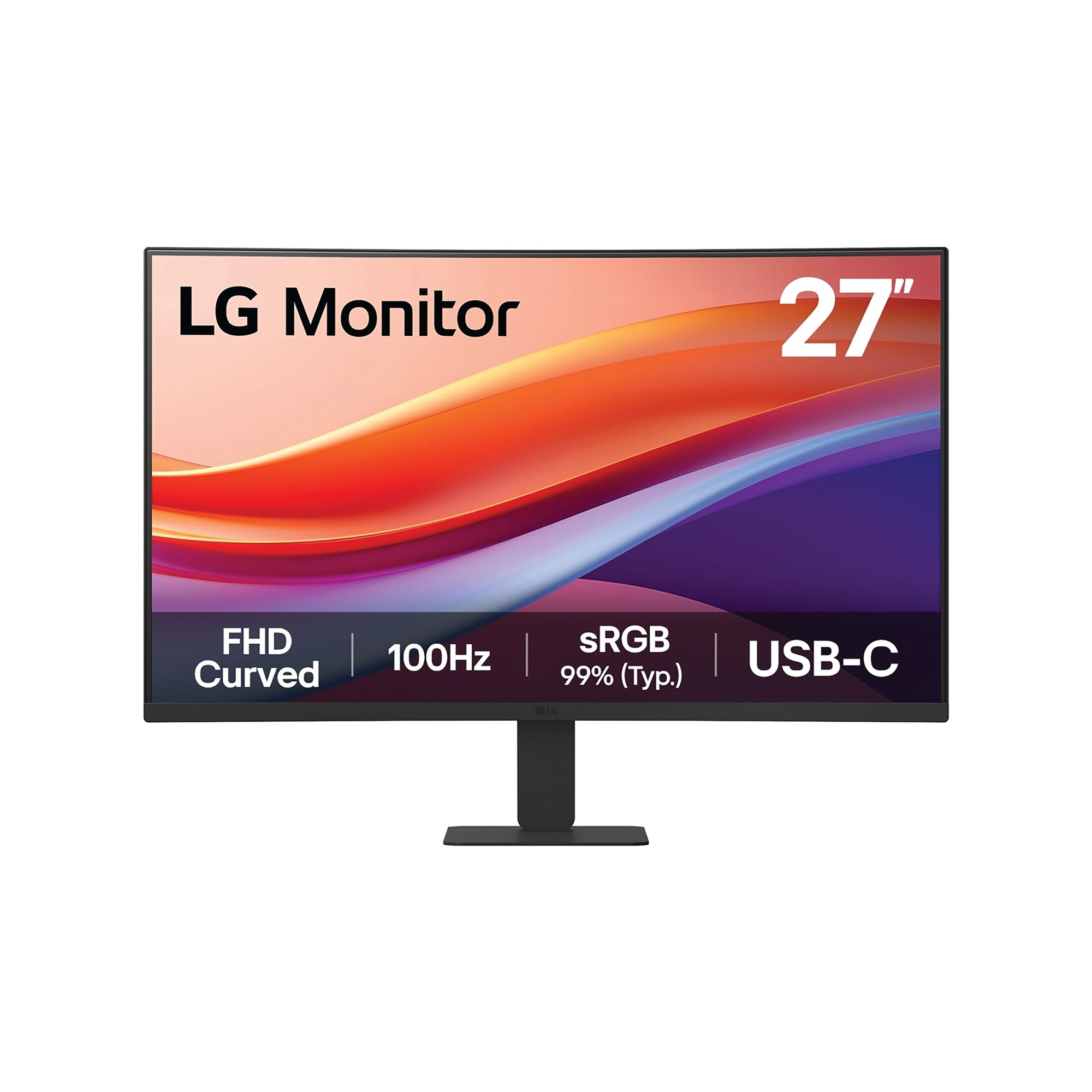 LG 27IN MONITOR VA FHD 100HZ CURVED