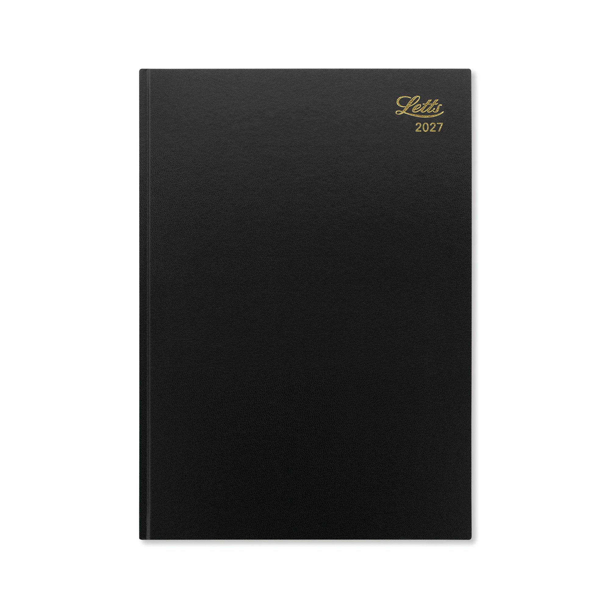 LETTS DESK DIARY WTV A4 BLK 2027
