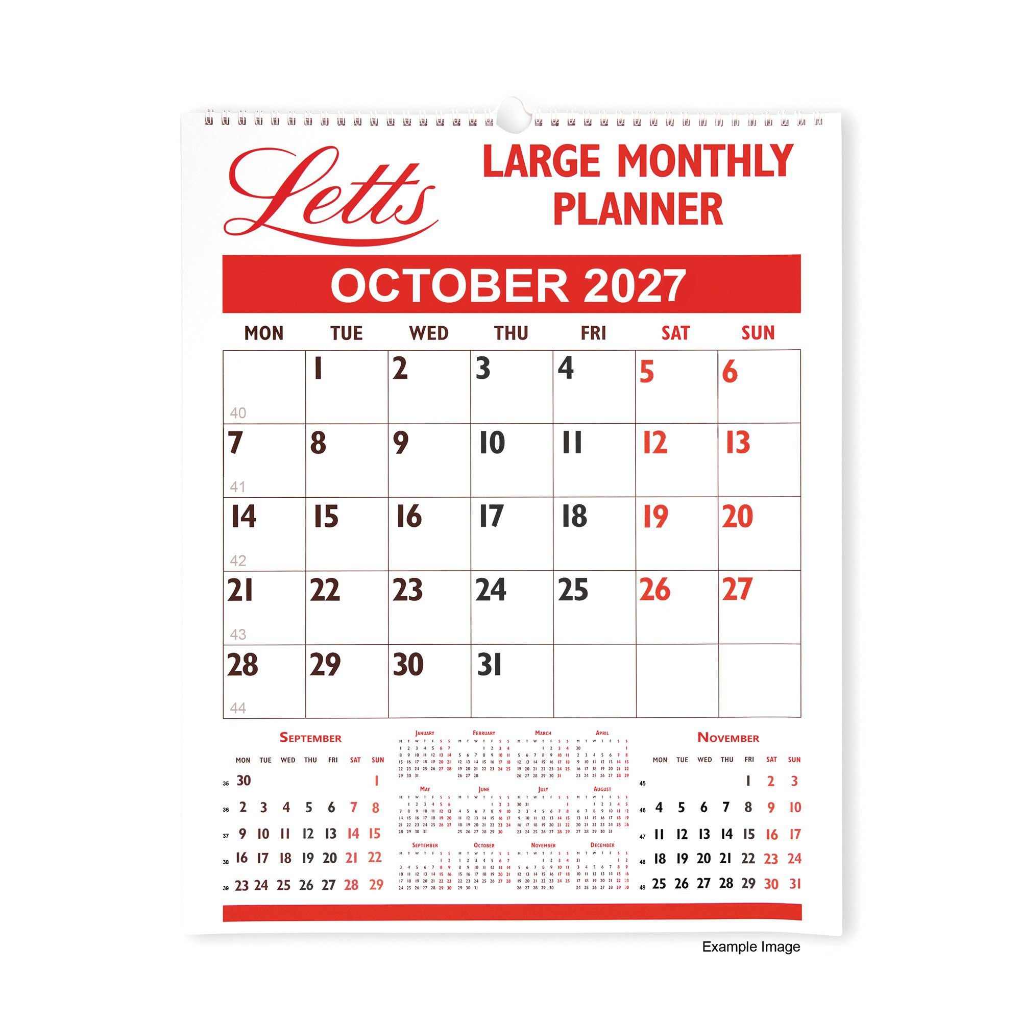 LETTS LARGE MONTHLY PLANNER 2027