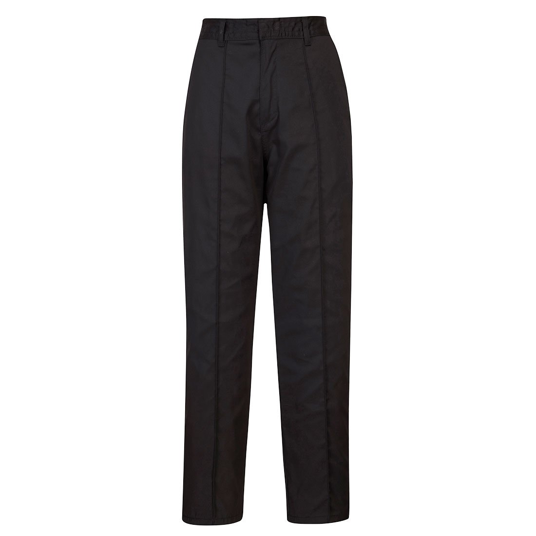 WOMEN'S ELASTICATED TRS BLK TALL S