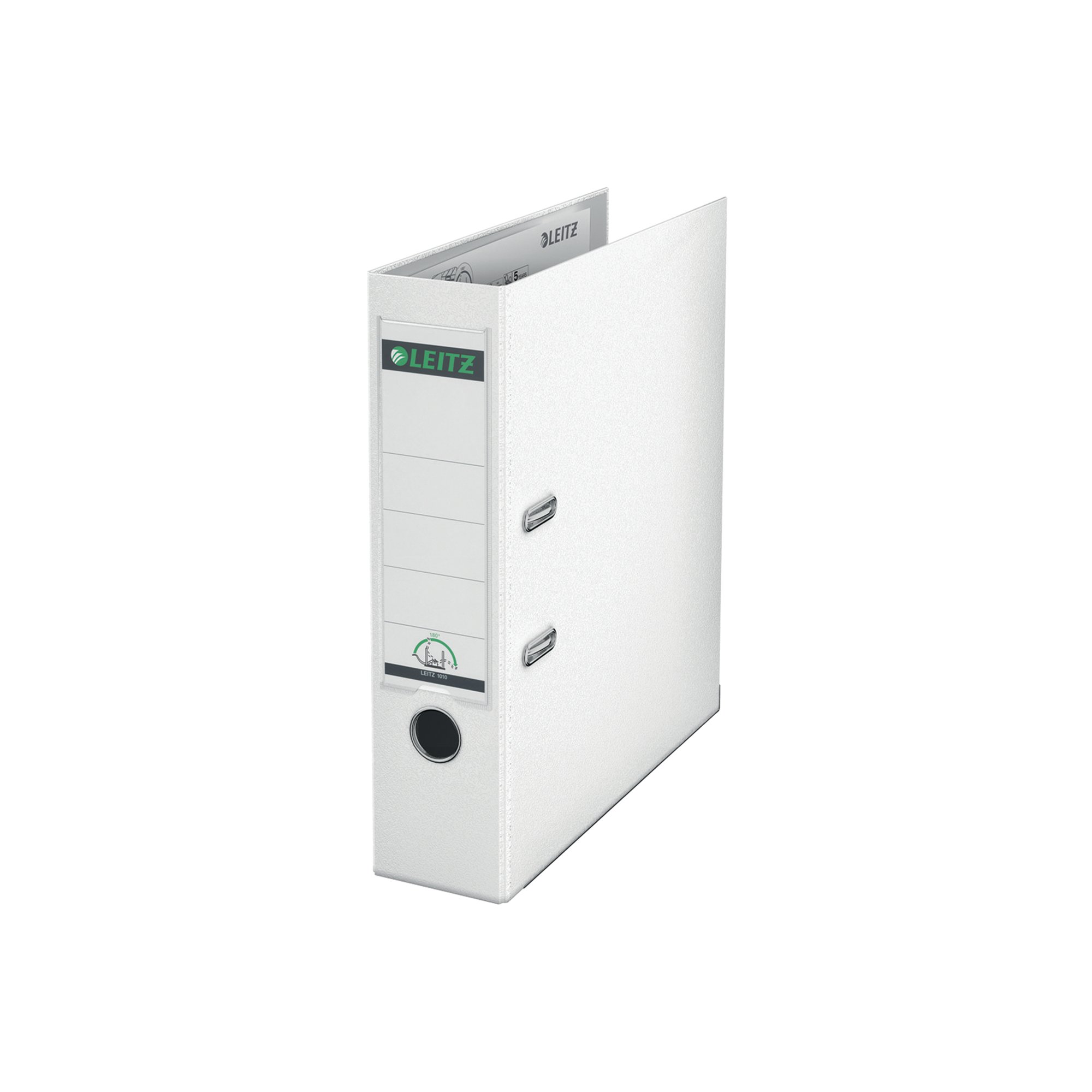 LEITZ 180 LACH FILE 80MM A4 WHT PK10