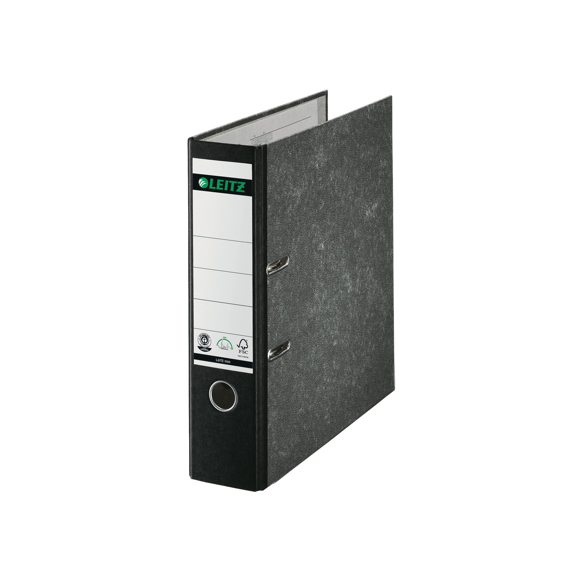 LEITZ 180 LACH FILE 80MM FC BLK PK10