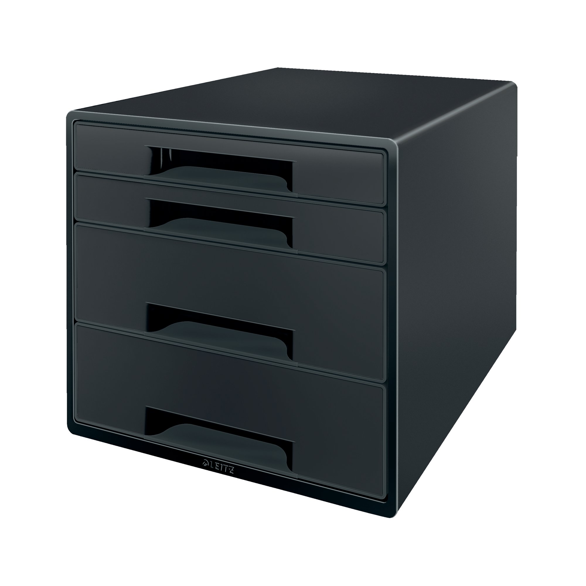 LEITZ RECYCLE 4 DRAWER CABINET BLACK