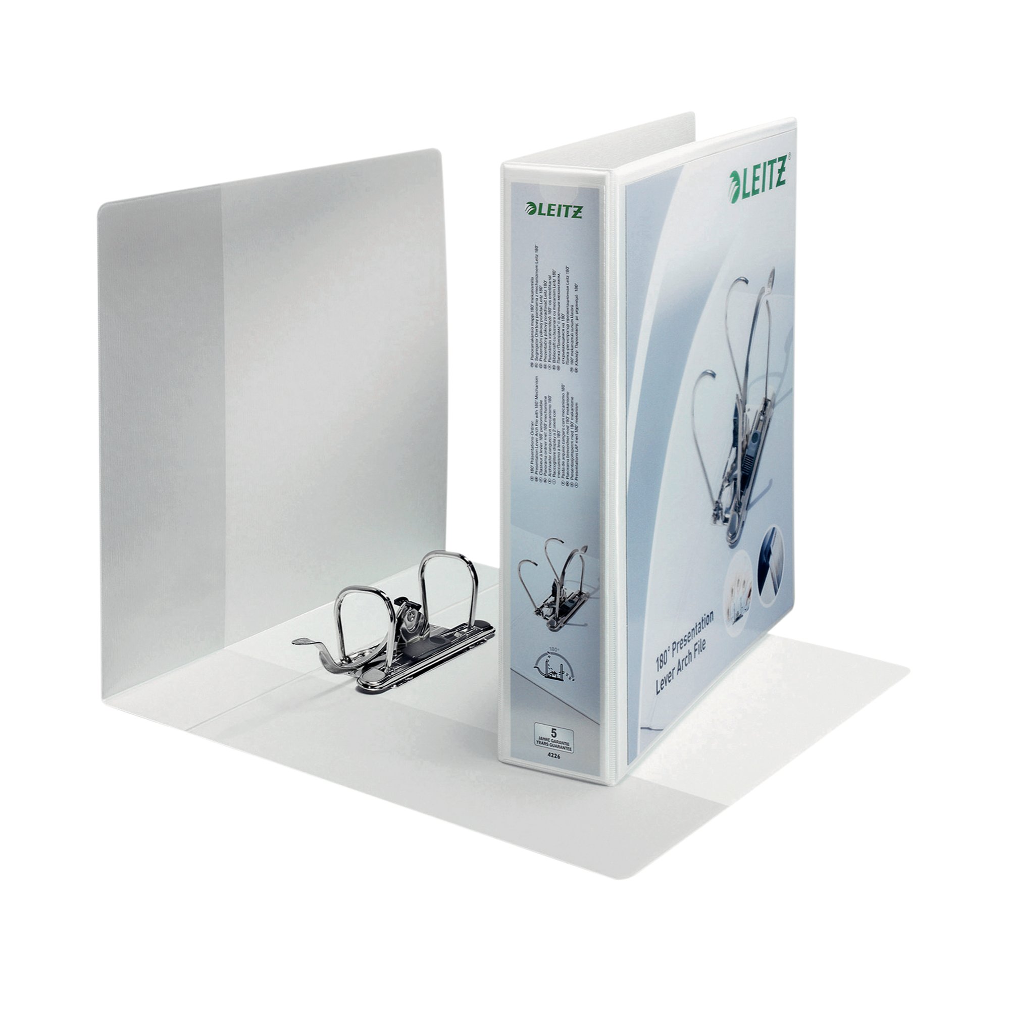 LEITZ 180 L/ARCH 52MM A4 WHITE PK10