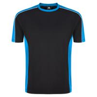AVOCET T-SHIRT BLACK/REFLEX BLU 4XL
