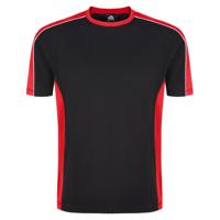 AVOCET WICKING T-SHIRT BLACK/RED 4XL