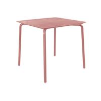LARK SQ SLATTED TABLE BRICK DUST