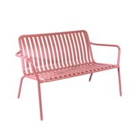 LARK 2 SEATER LOW BENCH BRICK DUST