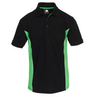 SILVERSWIFT POLO SHIRT BLK/LIME L