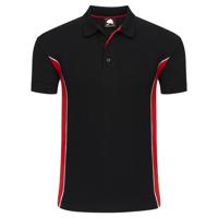 SILVERSWIFT POLO SHIRT BLK/RED XS