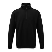 GROUSE QTR ZIP SWEATSHIRT BLACK 4XL