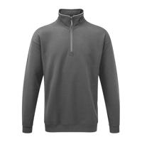 GROUSE QTR ZIP SWEATSHIRT GRH XS