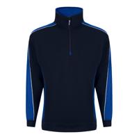 AVOCET SWEATSHIRT ZIP NVY/RO BLU 3XL