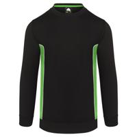 SILVERSWIFT SWEATSHIRT BLK/LIME L