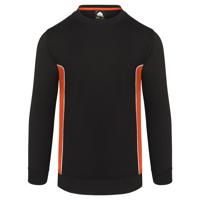SILVERSWIFT SWEATSHIRT BLK/ORG XS