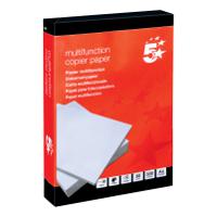 5 Star Office Multifunctional Copier Paper Ream-Wrapped A4 80gsm White (Pack of 5)