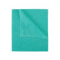 2Work Economy Cloth 420x350mm Green (Pack of 50) 2W08169