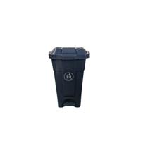 WHEELIE BIN + FOOT PEDAL 70L DGREY
