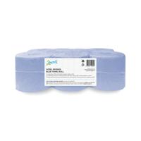 2WORK 2-PLY TOWEL ROLL 175M BLU PK6