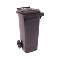 2WORK WHEELIE BIN 80L GREY