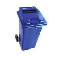 2WORK WHEELIE BIN LID 120L BLUE