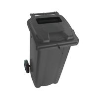 2WORK WHEELIE BIN LID 120L GREY
