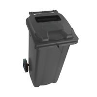 2WORK WHEELIE BIN LID 240L GREY