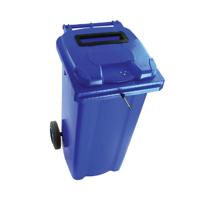 2WORK WHEELIE BIN LID 360L BLUE
