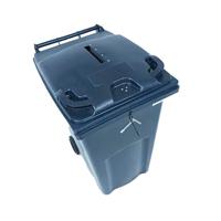 2WORK WHEELIE BIN LID 360L GREY