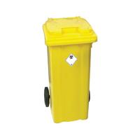 2WORK WHEELIE BIN LOCK CLINICAL 80L
