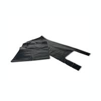 2WORK REFUSE SACK ROLL TIE BLK PK40