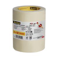 SCOTCH CLASSIC MASKG TAPE 48X50 PK3