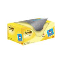 Post-it Notes 38x51mm Canary Yellow VALUE PACK 4 FREE Pads (Pack of 20) 653CY-VP20