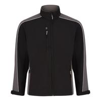 AVOCET SOFTSHELL BLACK/GRH 4XL