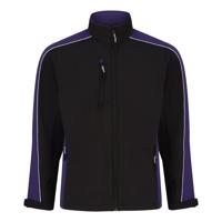 AVOCET SOFTSHELL BLACK/PUR 4XL