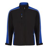 AVOCET SOFTSHELL BLACK/RO BLUE 4XL