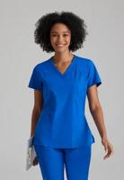 ONE RACER SCRUB TOP RO BLUE 2XS