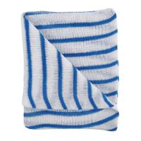 HYGIENE DSH CLOTH 16X12 BLU/WHT PK10