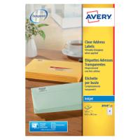 Avery Inkjet Address Labels 21 Per Sheet Clear (Pack of 525) J8560-25