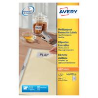 Avery Removable Labels L4736REV-25 25Sheet