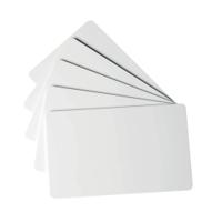 Durable Duracard Standard Blank Cards 0.76mm White (Pack of 100) 891502