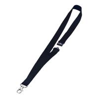 Durable Soft Lanyard with Clip and Safety Release Black (Pack of 10) 8137/01